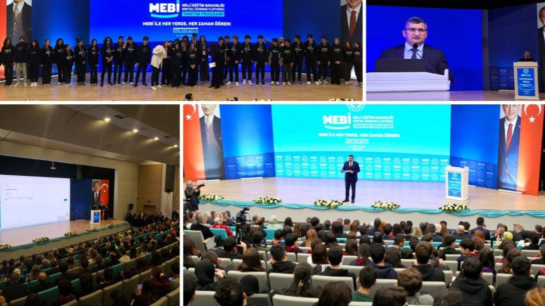 MEBİ Bireysel Öğrenme Platformu Tanıtım Programı Gerçekleştirildi.